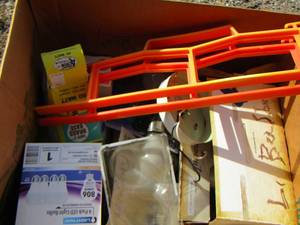 lot 202 image: light bulbs, light fixtures, and more