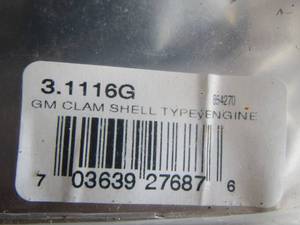 lot 234 image: 2 nip gm clam shell type engine number 3.1116g