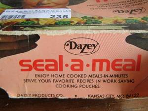 lot 235 image: dazey seal a meal