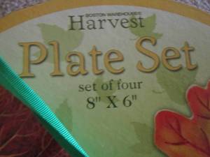 lot 63 image: Boston plate set New set includes 4- 86