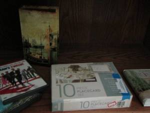 lot 98 image: 10 piece place card set - Rick Howard cds 3 DVDs plus