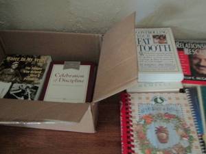 lot 106 image: book lot novels, cookbooks