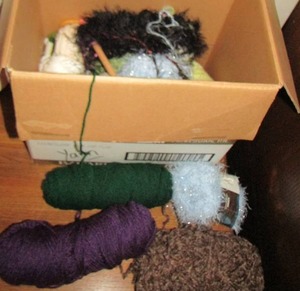 lot 111 image: lot of various new and used yarn