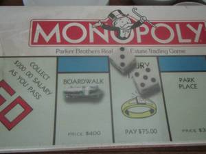 lot 118 image: parker brother no.0009 monopoly game unopened