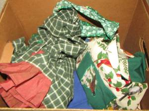lot 145 image: Yellow box of aprons