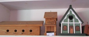 lot 150 image: LOT OF BIRD HOUSES