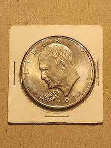 lot 24 image: 1971-D - Eisenhower Dollar