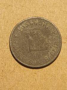 lot 32 image: Vintage Missouri Tax Token Coin