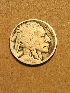 lot 56 image: Vintage Buffalo nickel coin
