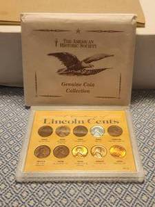 lot 116 image: A century of Lincoln Cents collection set