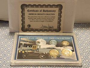 lot 124 image: Americas obsolete coin collection set