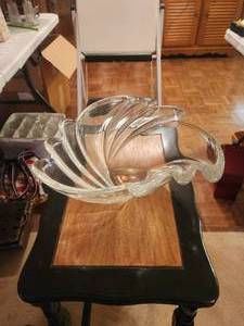 lot 125 image: Large swing bowl centerpiece by Original Waltherglas - Made in Germany