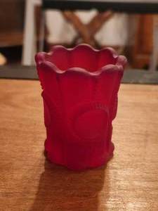lot 131 image: Ruby red toothpick holder