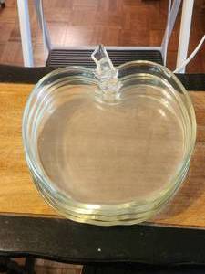 lot 217 image: Selection of glass apple shaped plates