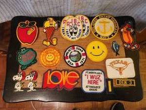 lot 245 image: Selection of vintage patches