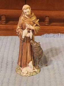 lot 259 image: Saint Francis figurine