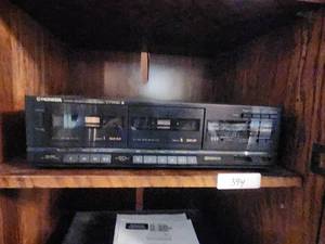 lot 394 image: Pioneer stereo double cassette deck - CT-W310