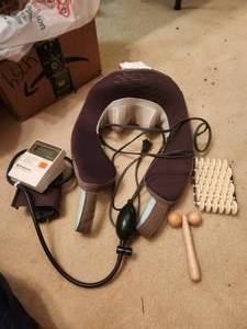 lot 349 image: Back massager and blood pressure tester