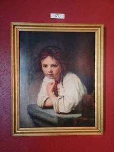 lot 67 image: Framed artwork