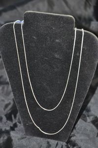 lot 39 image: Two (2) Rope Silver Necklaces Stamped 925