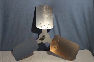 lot 11 image: Large Fan Blades Unused Approx 26 These are for Central Heat and Air in the Outside Unit