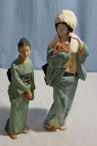 lot 13 image: Two (2) Geisha Girl Figures