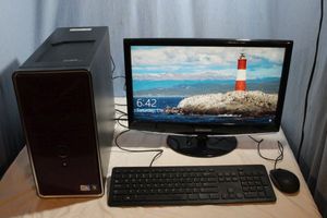 lot 59 image: Dell Desktop Computer System, Complete, Windows 7 Password Locked