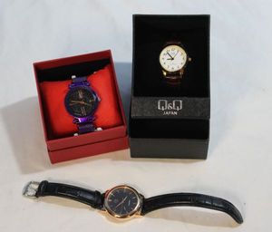 lot 91 image: Three (3) Unisex Watches