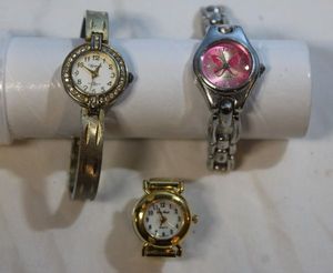lot 92 image: Watches, Two (2) ladies Watches and 1 Ring Watch