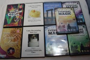 lot 141 image: Quilting and Cake Decorating DVDs as Well as Tales of Everyday Magic Series