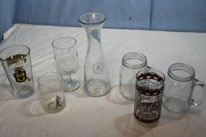 lot 156 image: Roma 12 Liter Carafe Made in Italy, and a Vintage Coca Cola Glass and More