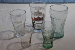 lot 169 image: Variety of Vintage Coca Cola Glasses