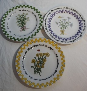 lot 181 image: Three (3)Plates Country for Lynn Concepts by Robin Wood