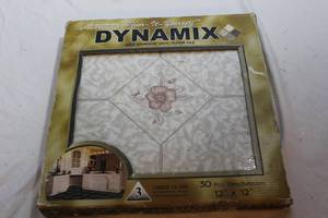 lot 220 image: Dynanix Self Adhesive Vinyl floor Tile 30 pcs 12x12
