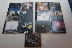 lot 219 image: CDs Willie Nelso and Ricky Skaggs and More