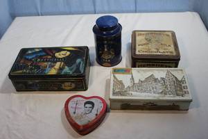 lot 235 image: Selection of Tins