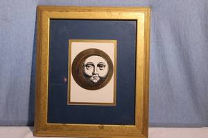 lot 237 image: Sun and Moon Wall Art