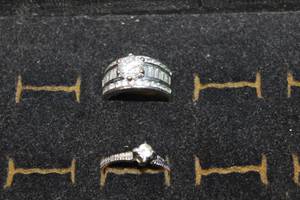 lot 266 image: Two Ladies Silver in Color Rings