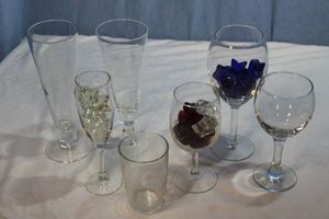 lot 270 image: Pilsner Glasses Wine Glasses, Champagne Glass