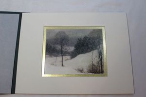 lot 324 image: Willard L. Metcalf White Veil Print
