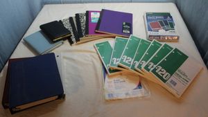 lot 318 image: 3.5x5.5  Binders, Refill Papers  and More