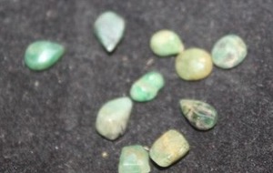 lot 349 image: Ten (10) Genuine Tamiz Emeralds