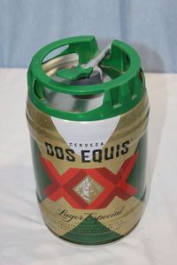 lot 385 image: Empty Dos Equis Mini Keg