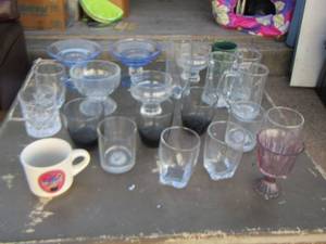 lot 63 image: kitchen lot of various kinds of drinking glasses