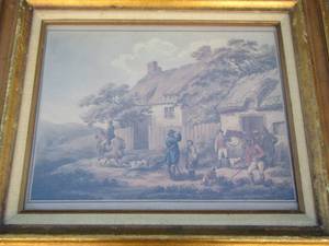 lot 71 image: AA 1974 framed farm art - 2528