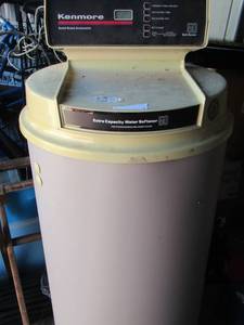 lot 13 image: Kenmore water softener  NEVER USED