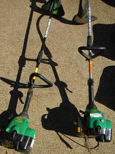 lot 34 image: Feather lite weed eaters qty 2 both in used condition