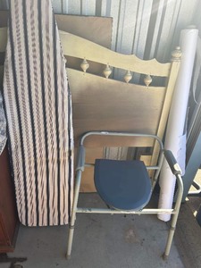 lot 136 image: Guardian bedside potty and ironing board