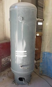 lot 17 image: Atlas Copco 120 Gallon Air Compressor Holding Tank, Great to Pair with Lots 3 or 9