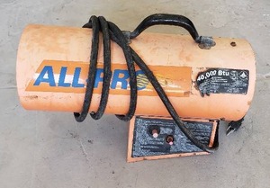 lot 22 image: All-Pro 40,000 BTU Portable Shop Heater